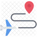 Flight Route  Icon