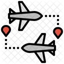 Flight Route  Icon