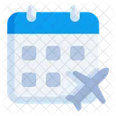 Flight Schedule Date Time Icon