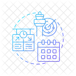 Flight scheduling  Icon