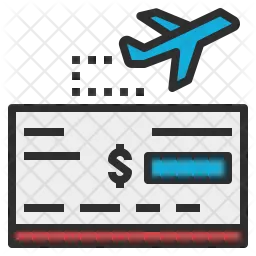 Flight Ticket  Icon