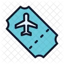 Flight Ticket Flight Pass Boarding Pass Icon
