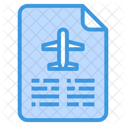 Flight Ticket Icon