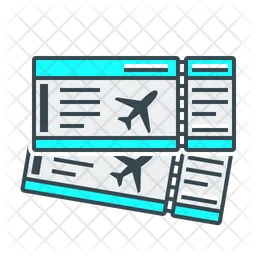 Flight Ticket  Icon