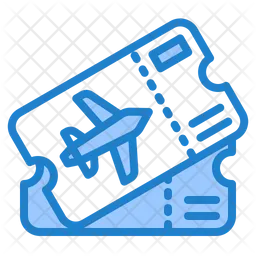 Flight Ticket  Icon