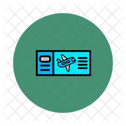 Flight Ticket  Icon