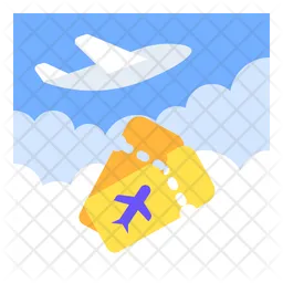 Flight Ticket  Icon