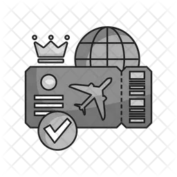 Flight Ticket  Icon