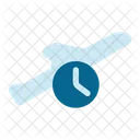 Flight Time Trip Waiting Icon
