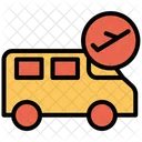 Way To Airport Van Bus Icon