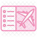Flights Duotone Line Icon Symbol