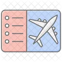 Flights Lineal Color Icon Symbol