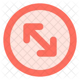 Flip diagonal arrow  Icon