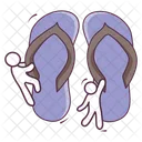 Footwear Casual Footwear Slippers Icon
