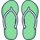 Flip Flop Footwear Shoes Icon