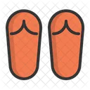 Fashion Flip Flop Footwear Icon
