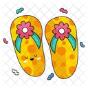 Flip Flop Sandals Slippers Icon