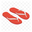 Flip Flops Footwear Casual Slippers Icon