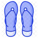 Flip Flops Chappal Sandals Icon