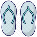 Flip Flops Footwear Slippers Icon