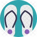 Flipflops Beach Sandals Icon