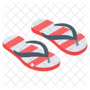 Flip Flops Sandals Slippers Icon