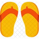 Flip Flops Summer Beach Icon