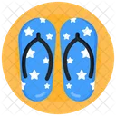 Flip Flops Footwear Footpiece Icon