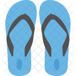 Flip Flops Icon - Download in Flat Style