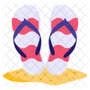 Sandals Apparel Flip Flops Icon