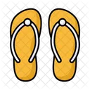 Flip Flops Chappal Icon