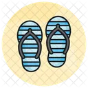 Flip Flops Chappal Sandals Icon
