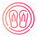 Flip Flops Footwear Slippers Icon