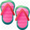 Flip Flops Footwear Slippers Icon