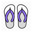 Flip Flops Summer Vacation Icon