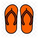 Flip Flops Summer Vacation Icon