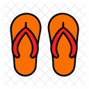 Flip Flops Summer Vacation Icon