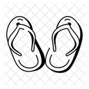 Flip Flops Footwear Sandals Icon