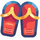 Flip flops sandals  Icon
