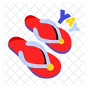 Flip Flops Slippers Footwear アイコン