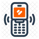 Flip Phone Mobile Compact Icon