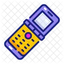 Flip Phone Mobile Compact Icon