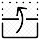 Flip Vertical Up Icon