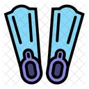Flipers Diving Fins Icon