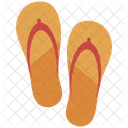 Beach Holiday Slippers Icon