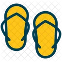 Flipflop Slipers Sandals Icon