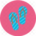 Flipflop Footwear Sandals Icon
