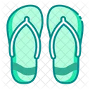 Flipflops Sandals Beach Icon