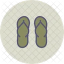 Flipflops Vacation Footwear Icon