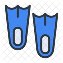 Flipper Diving Fins Icon